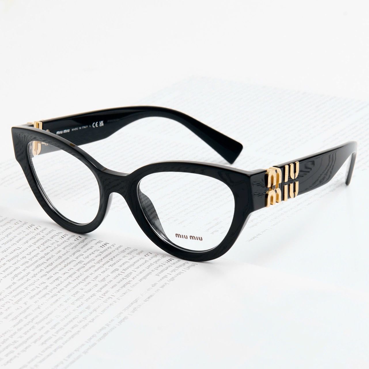 Miu Miu MIU MIU 0MU 01VV 1AB1O1 GLASSES Size ONE SIZE - 2 Thumbnail