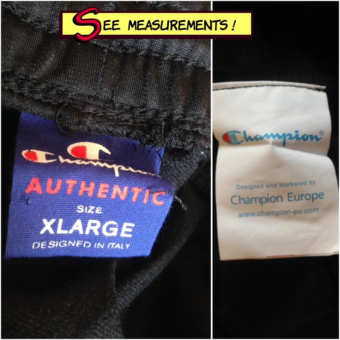 Champion Y2K Deadstock CHAMPION Track Pants Joggers Snap NWT XLarge Size US 34 / EU 50 - 6 Thumbnail
