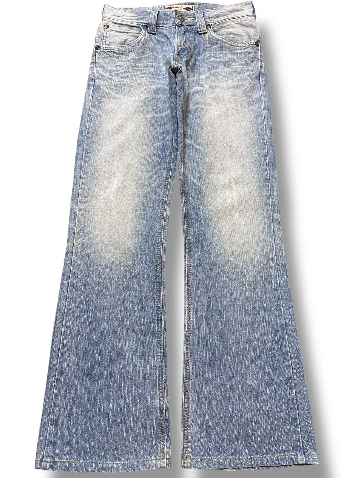 Edwin Vintage Edwin XV Flare Bootcut Faded Wash Denim Size US 29 - 1 Thumbnail