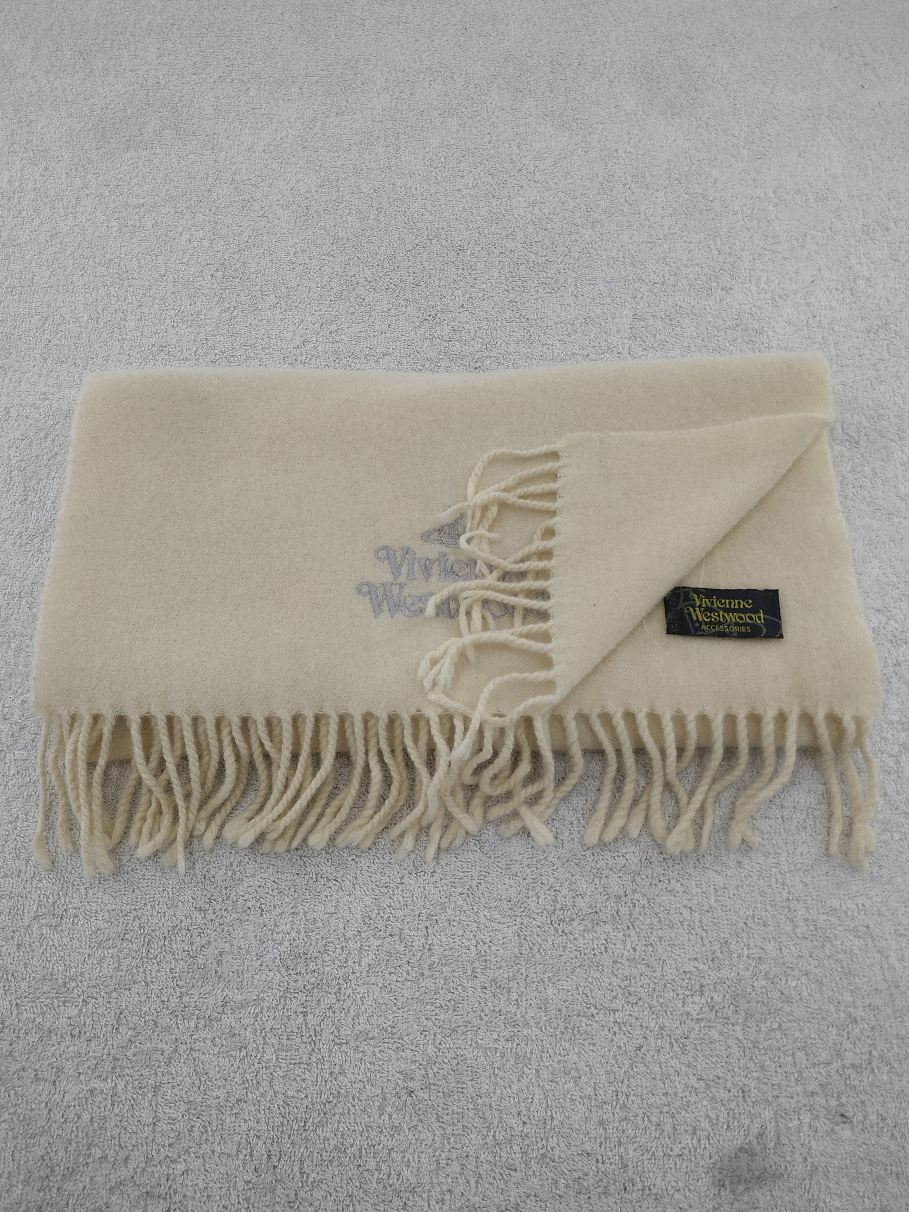 Vivienne Westwood Vintage Vivienne Westwood Wool Scarf/Muffler/Neckwear MF107 Size ONE SIZE - 4 Thumbnail