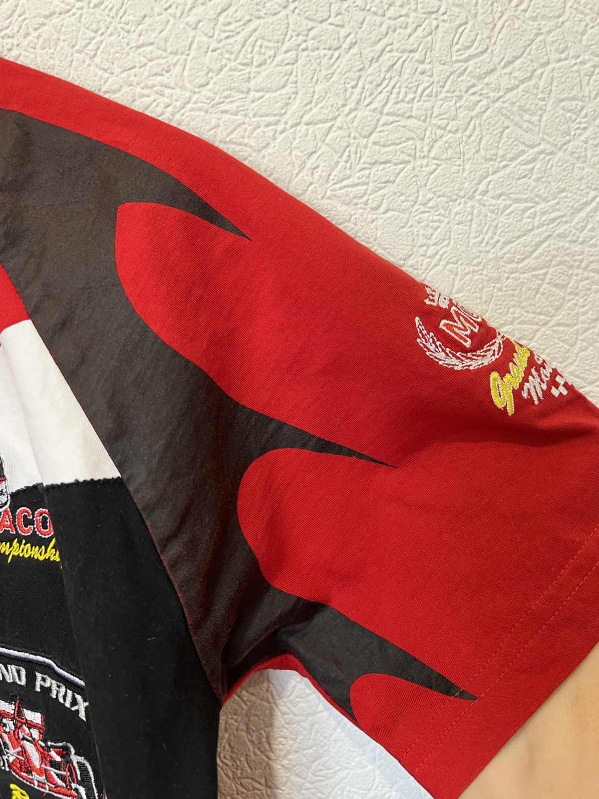 Club Monaco × Vintage Vintage Monaco Grand Prix Racing Red T Shirt Tee Size US S / EU 44-46 / 1 - 6 Thumbnail