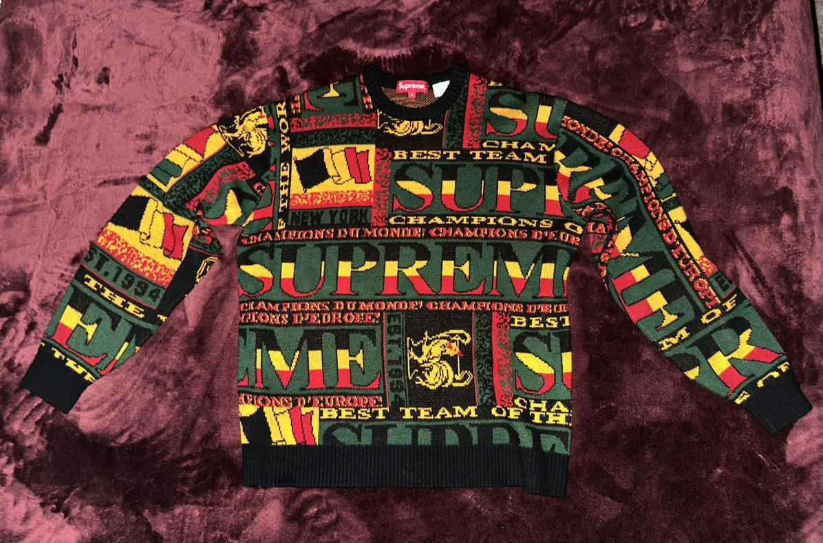 supreme scarf sweater