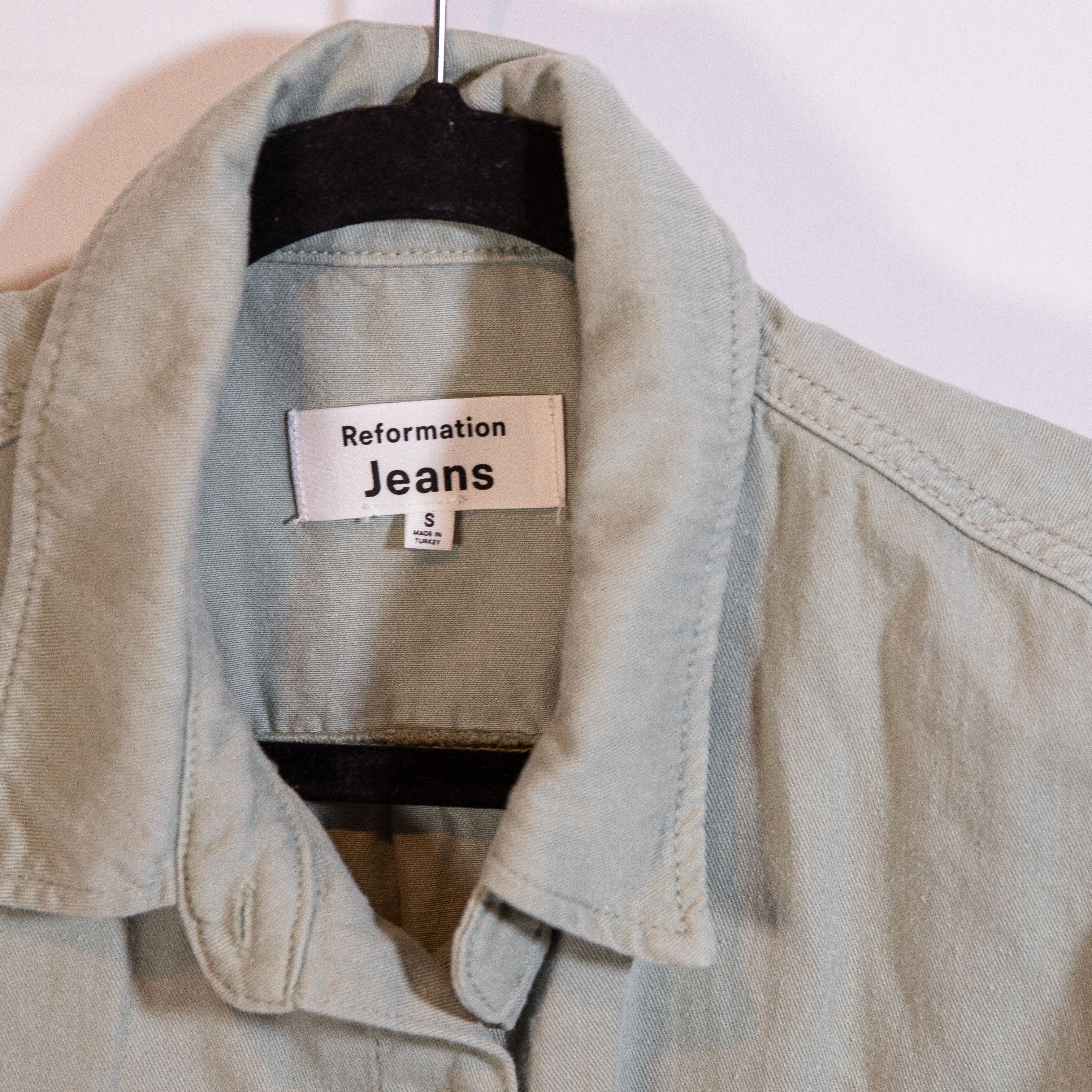 Reformation Reformation Ray Cotton Collared Button Size S / US 4 / IT 40 - 2 Thumbnail