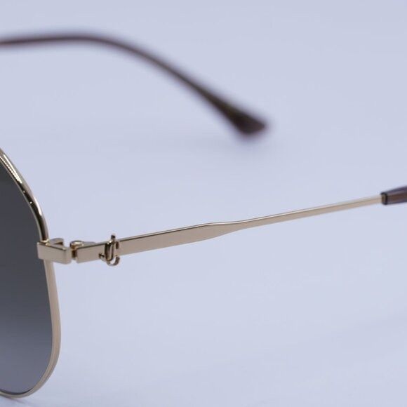 Jimmy Choo Jimmy Choo ASTRA/F/SK 0000 HA Sunglasses Gold Geometric Size ONE SIZE - 2 Thumbnail