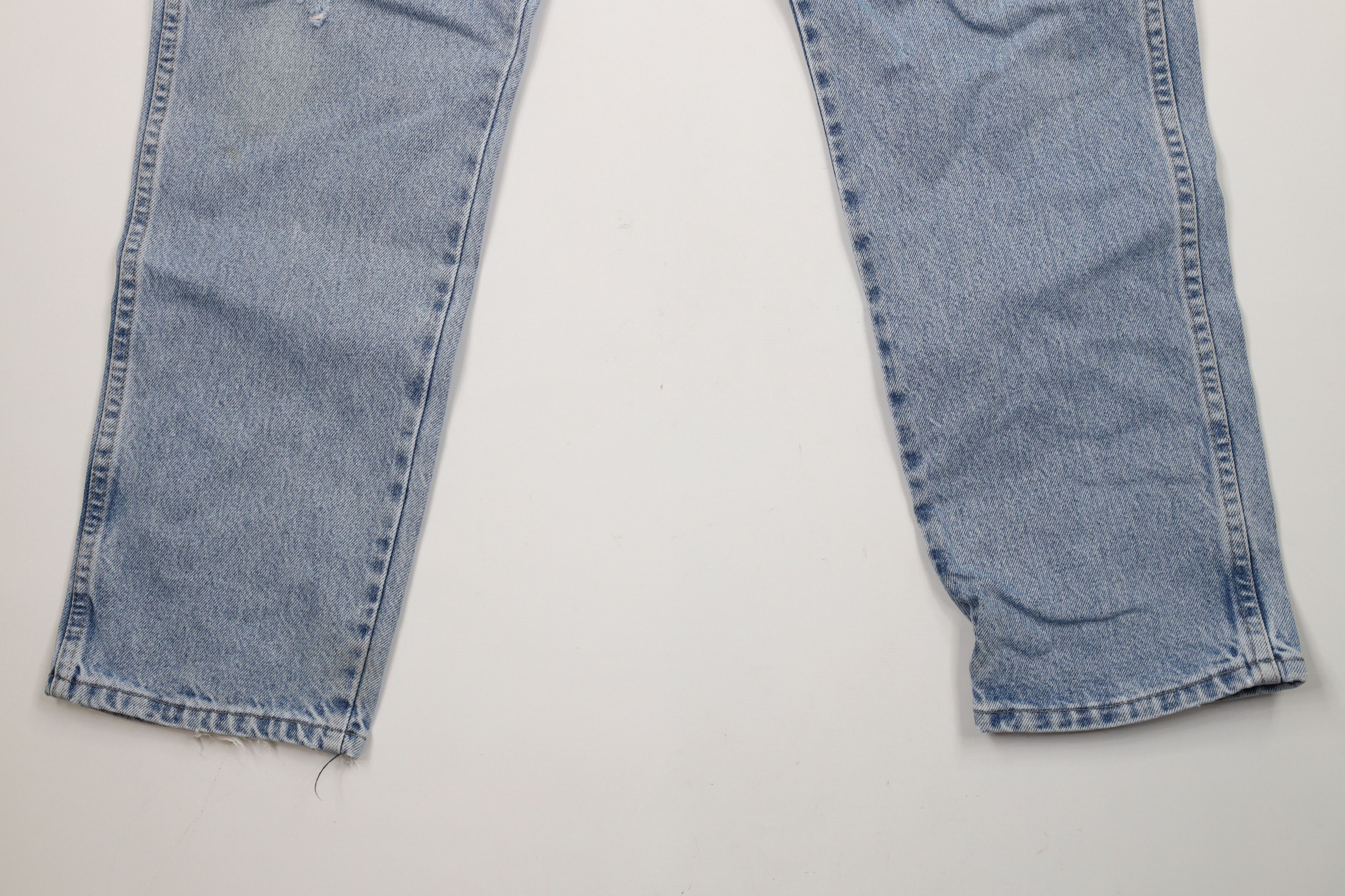 Cabelas × Vintage Vintage 90s Cabelas Spell Out Straight Leg Denim Jeans Blue Size US 34 / EU 50 - 4 Thumbnail