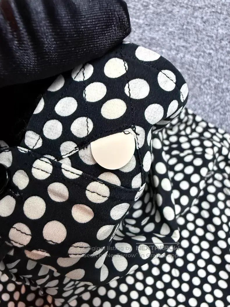 Saint Laurent Paris Saint Laurent Paris Black and White Big Polka Dot Mulberry Size US XXS / EU 40 - 3 Thumbnail