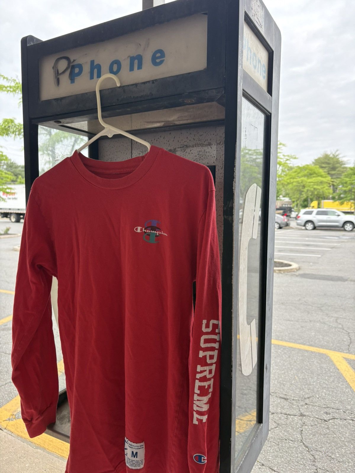 Champion × Supreme Supreme x Champion Stacked C Longsleeve Tee Size US M / EU 48-50 / 2 - 2 Thumbnail
