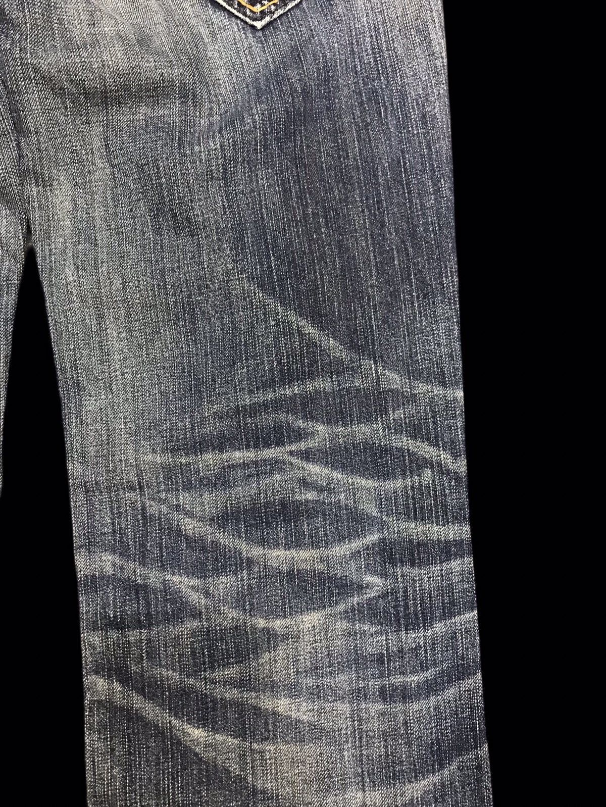 Edwin × Japanese Brand 💥FLARE💥EDWIN BUFFALO HEAD CRSH FLARE DISTRESSED DENIM F329 Size US 30 / EU 46 - 14 Thumbnail