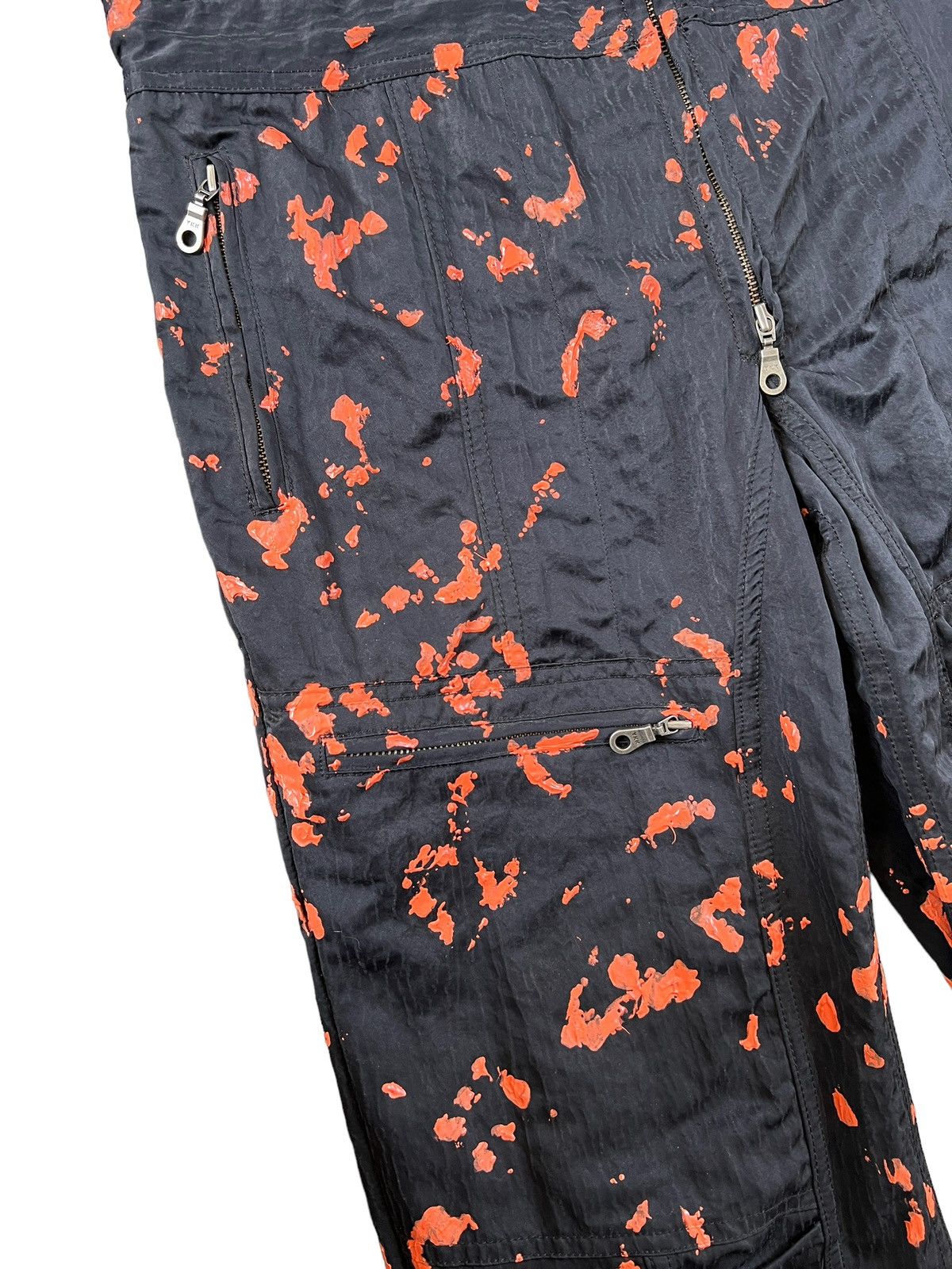 5351 POUR LES HOMMES 5351 Pour Les Hommes Multipocket Tech Painted Jumpsuit Size US 34 / EU 50 - 15 Thumbnail