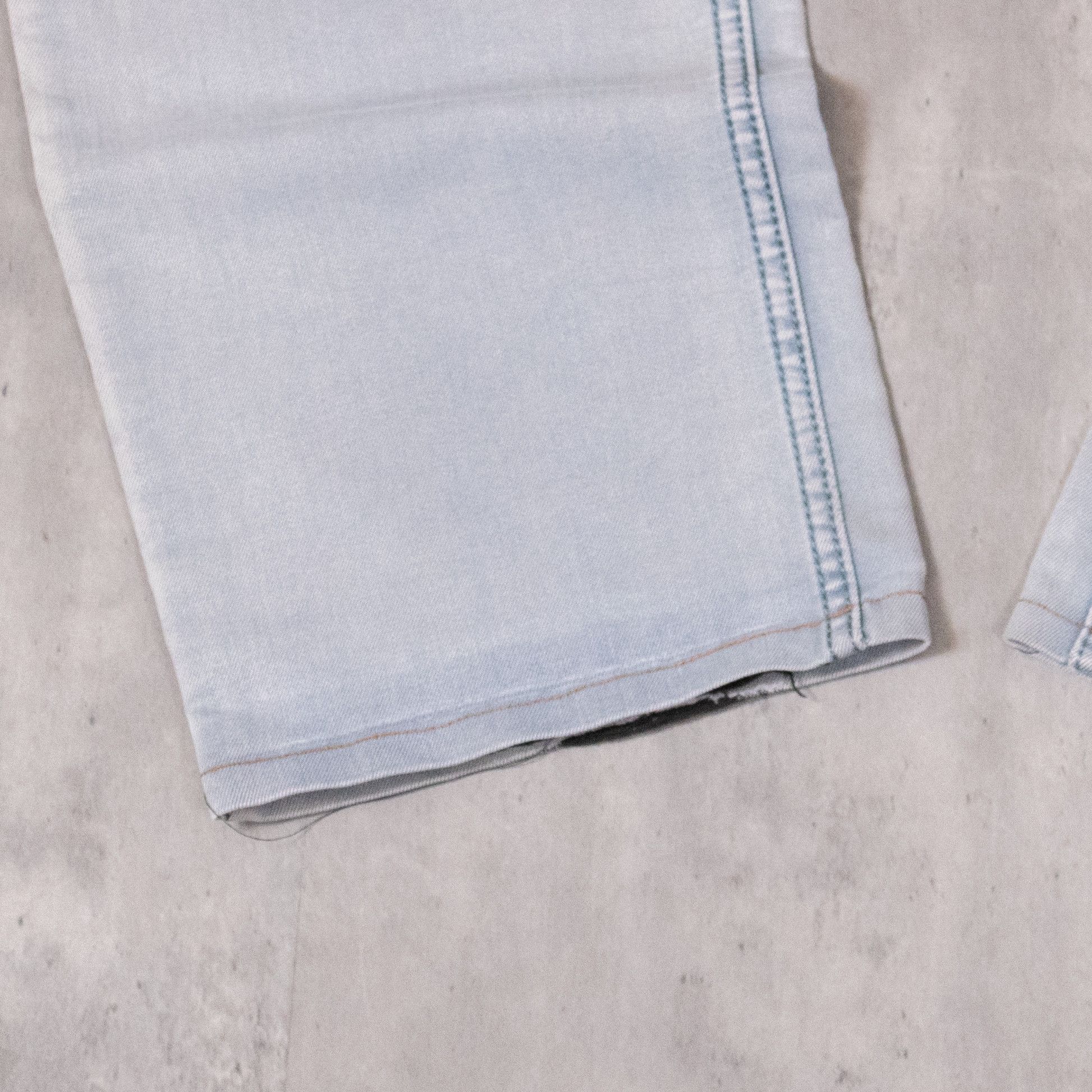 Levi's Vintage Clothing × Vintage Y2K 2000's Levis 514 Lightwash Baggy Fit Wide Denim Pant's Size US 37 - 7 Thumbnail