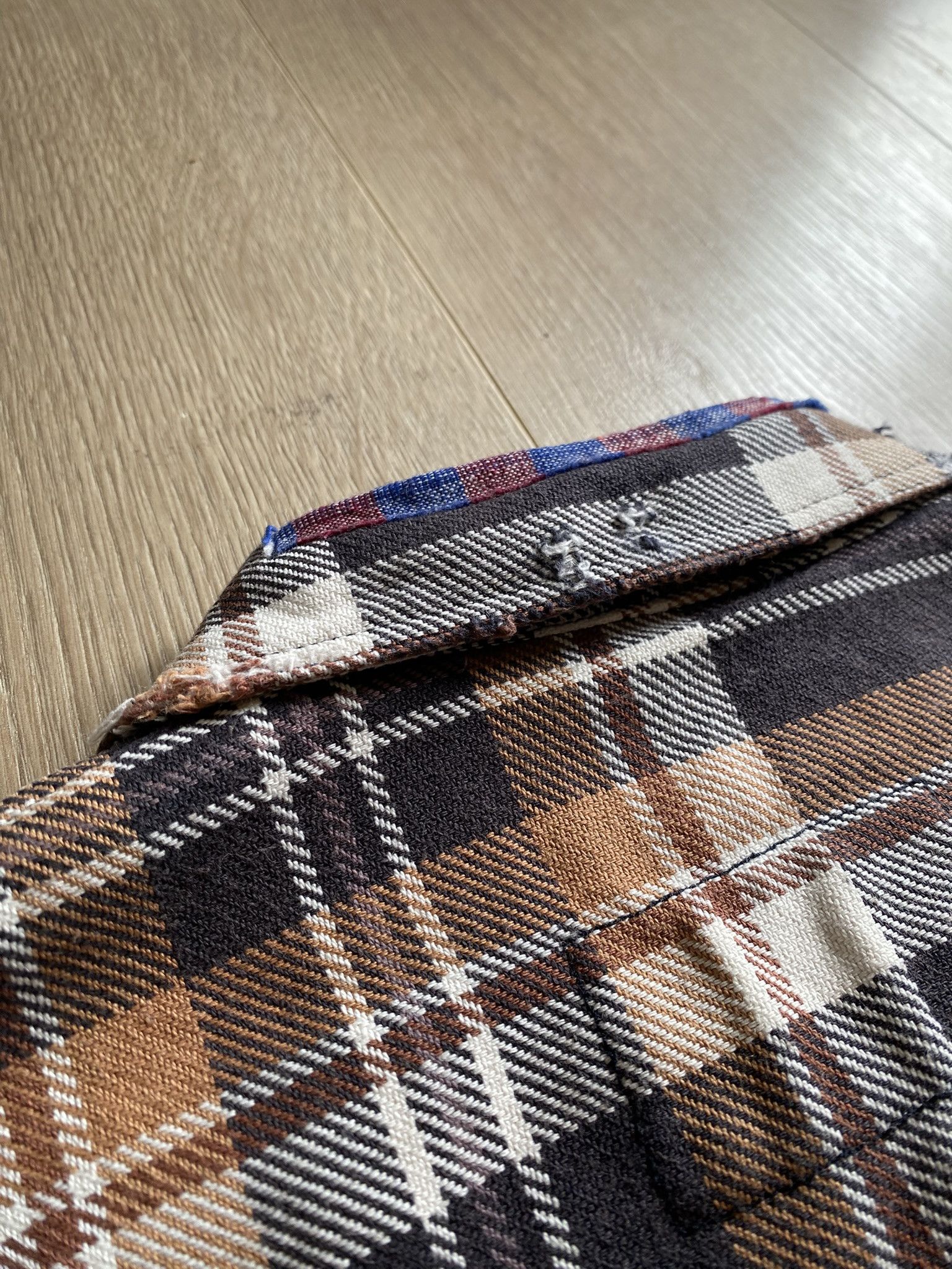 Kapital DISTRESSED VINTAGE WASH CHECK SHIRT Size US M / EU 48-50 / 2 - 22 Thumbnail