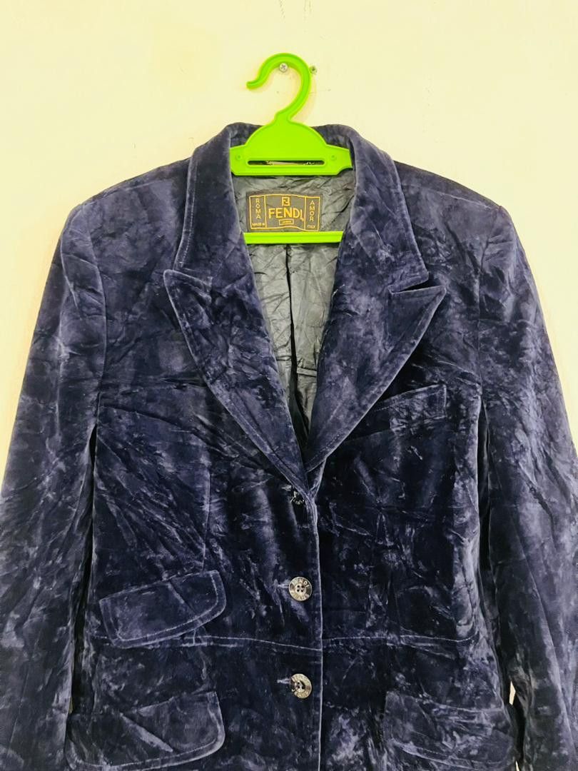Fendi × Vintage Vintage Fendi Designer Fashion Style Blazer Size M / US 6-8 / IT 42-44 - 3 Thumbnail