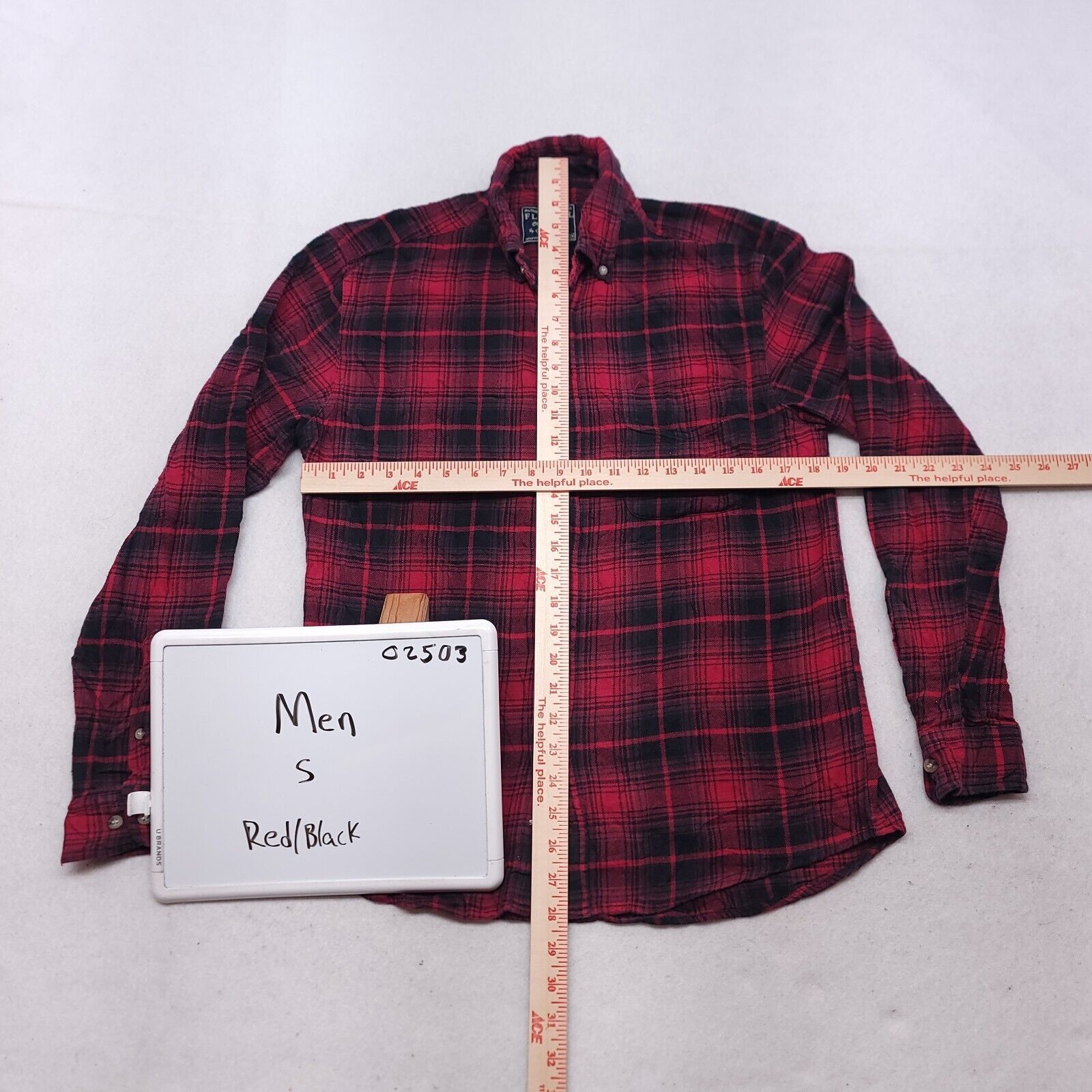 Travis Scott Cactus Tartan Flannel Button Up Shirt Mens Size Small S Red Size US S / EU 44-46 / 1 - 6 Thumbnail