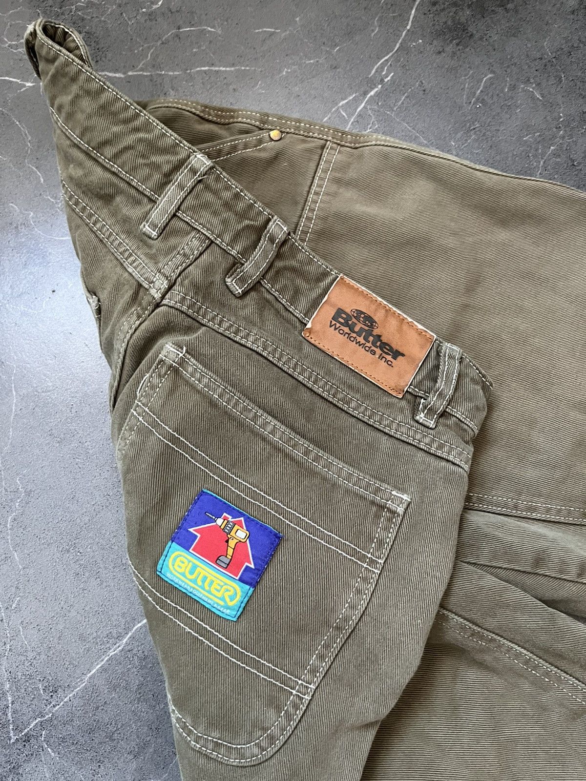 Butter Goods Butter goods double knee pants very baggy style mens Size US 30 / EU 46 - 9 Thumbnail