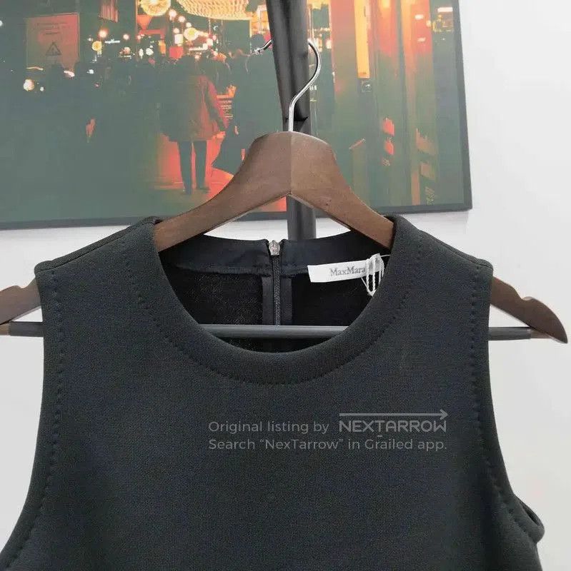 Max Mara MaxMara Summer Black Sleeveless Dress . Size S / US 4 / IT 40 - 6 Thumbnail