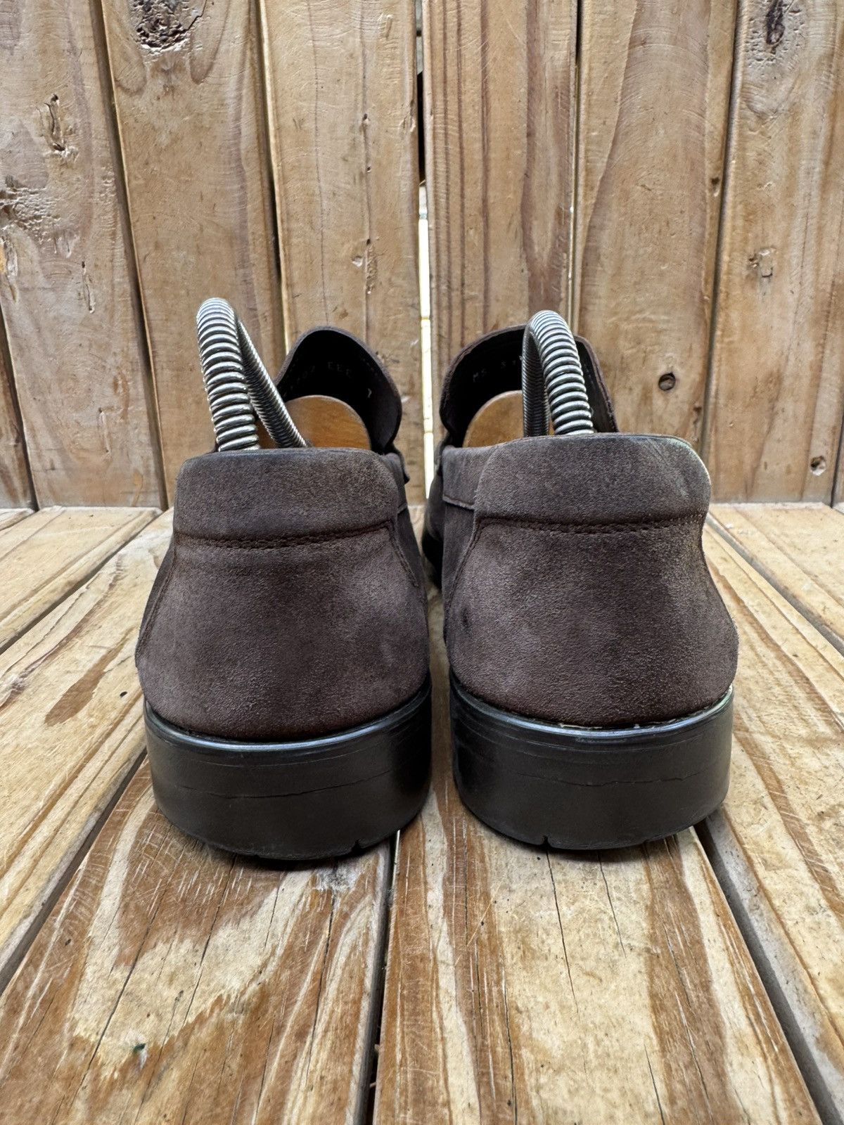 Salvatore Ferragamo Salvatore Ferragamo brown suede leather loafers EUR 42 EE Size US 8 / EU 41 - 8 Thumbnail