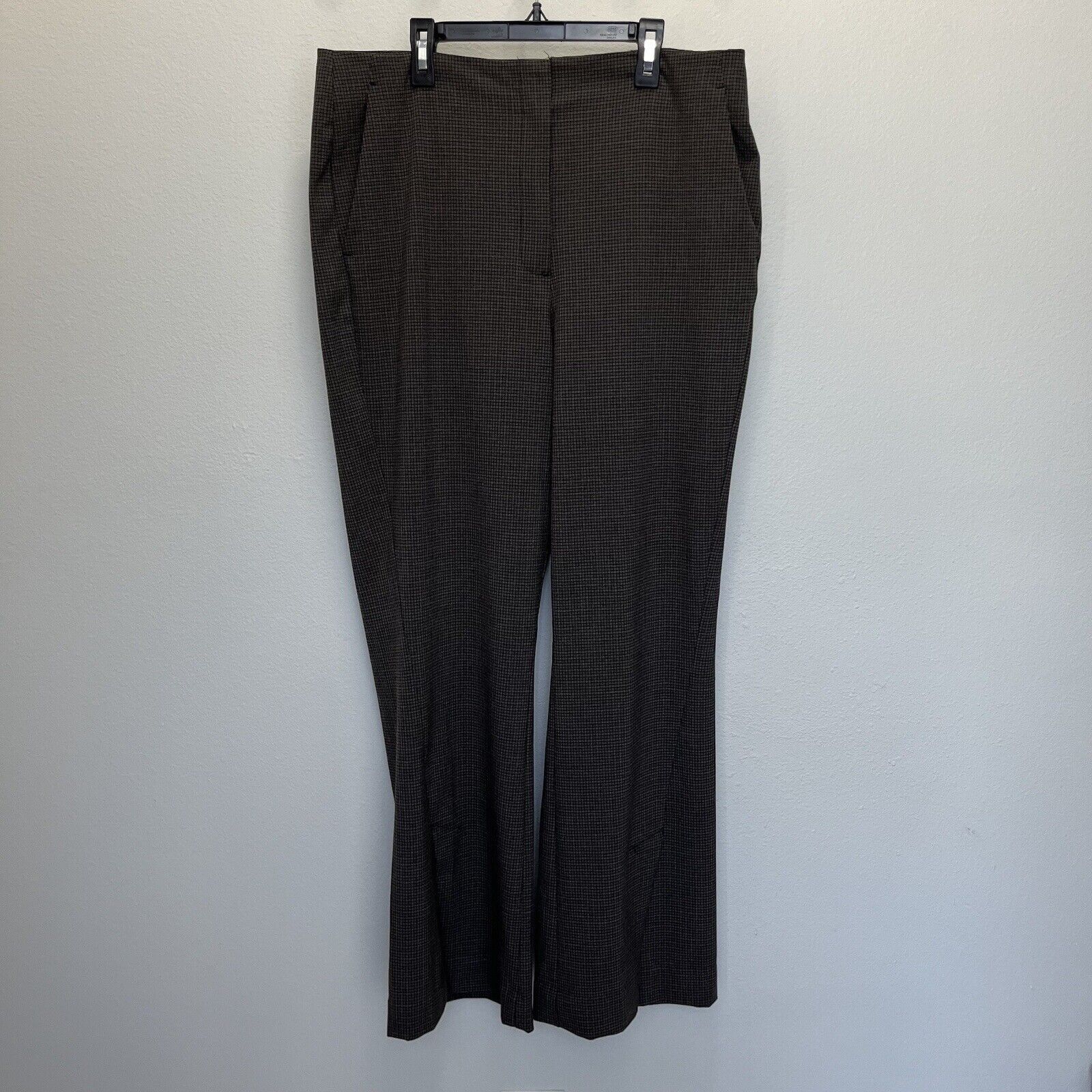 House of Harlow House of Harlow 1960 | Plaid Slit Trouser Pants Brown Sz 12 Size 34" / US 12 / IT 48 - 1 Thumbnail