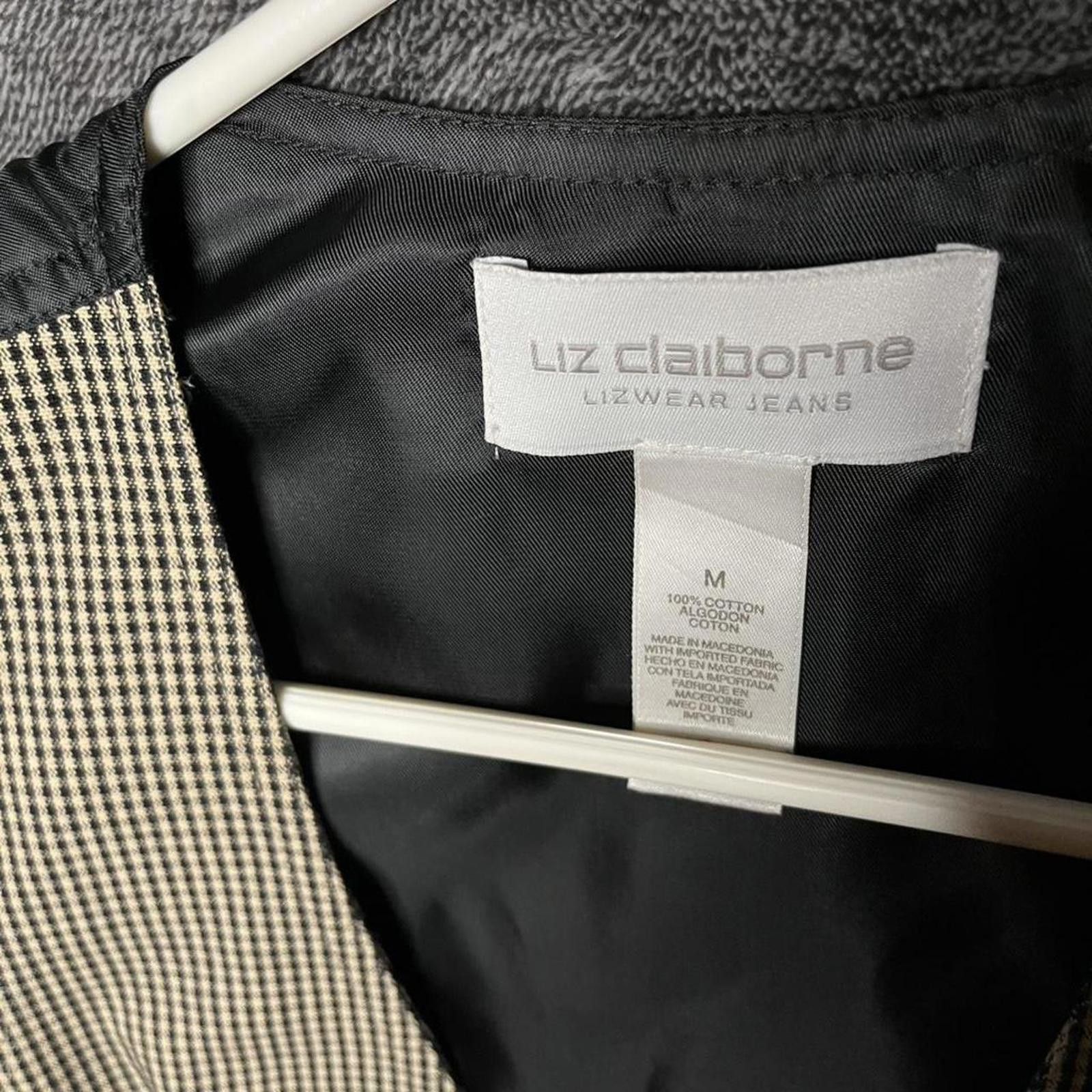 Other Deadstock Liz Claiborne Gingham Waistcoat Vest M 90's Size M / US 6-8 / IT 42-44 - 3 Thumbnail