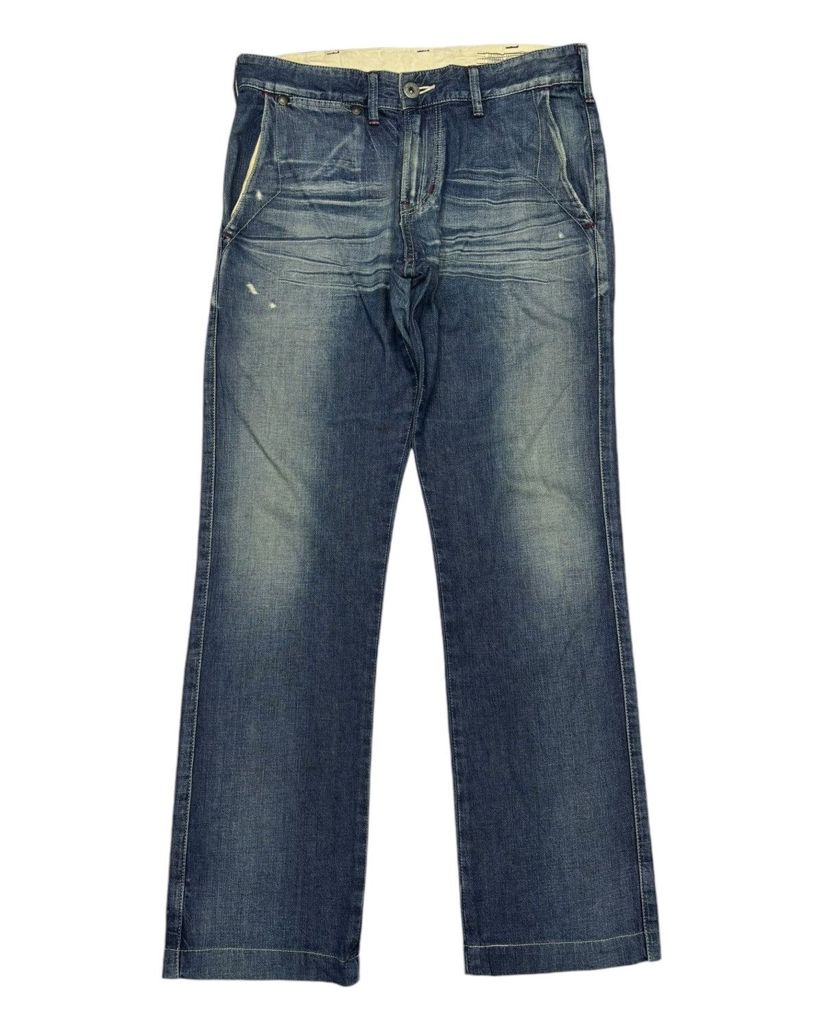 Kapital 🔥EDWIN OVER WORKS FACTORY CLAWMARK DENIM PANTS Size US 32 / EU 48 - 7 Thumbnail