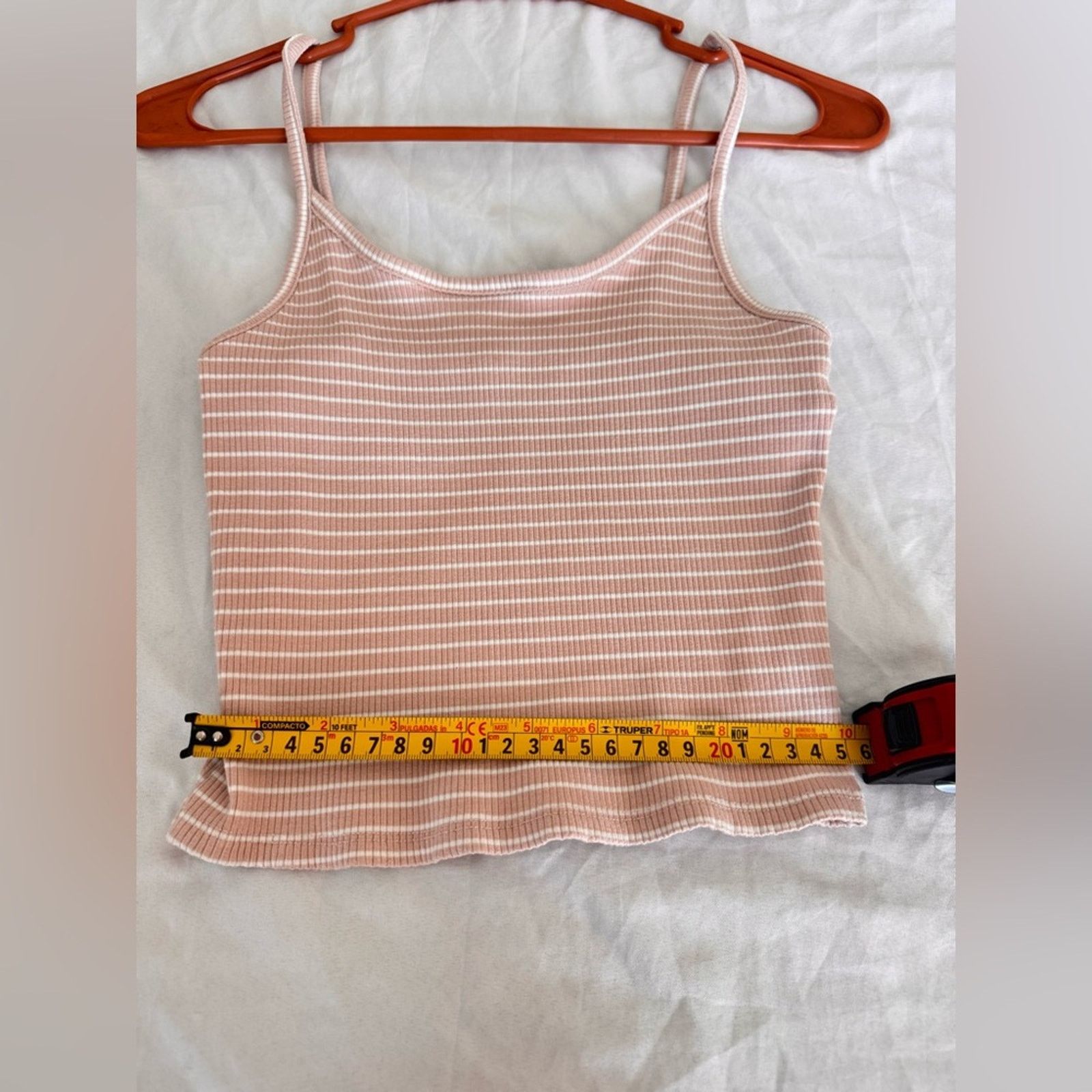 American Eagle Outfitters American Eagle Ribbed Tank Top – Beige Knit, Size M Size M / US 6-8 / IT 42-44 - 8 Thumbnail