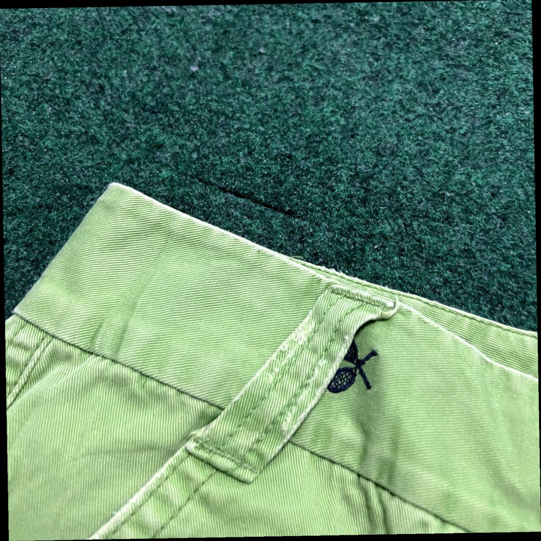 J.Crew J. Crew Chino Shorts Green Tennis Print Size 10 Summer Outdoors Walking Size 32" / US 10 / IT 46 - 4 Thumbnail