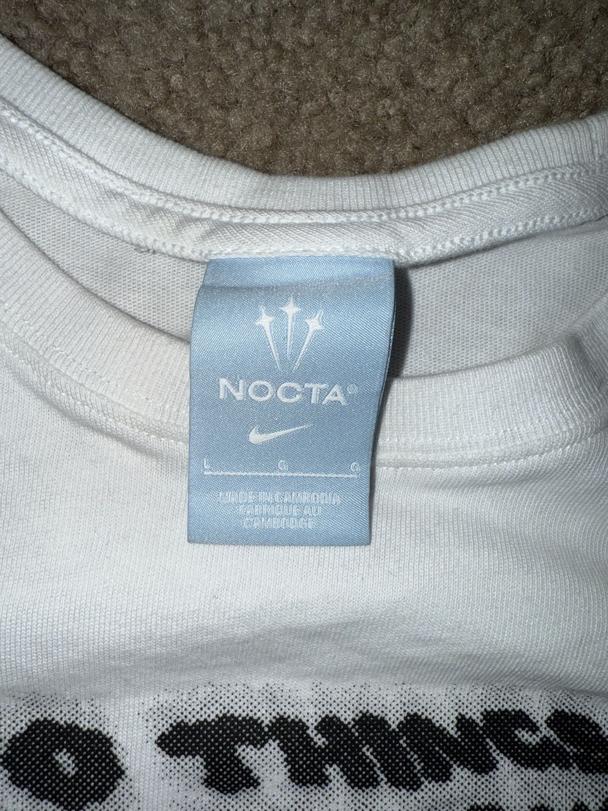 NOCTA × Nike Nike x Nocta Be Honest T-Shirt White Size US L / EU 52-54 / 3 - 5 Thumbnail