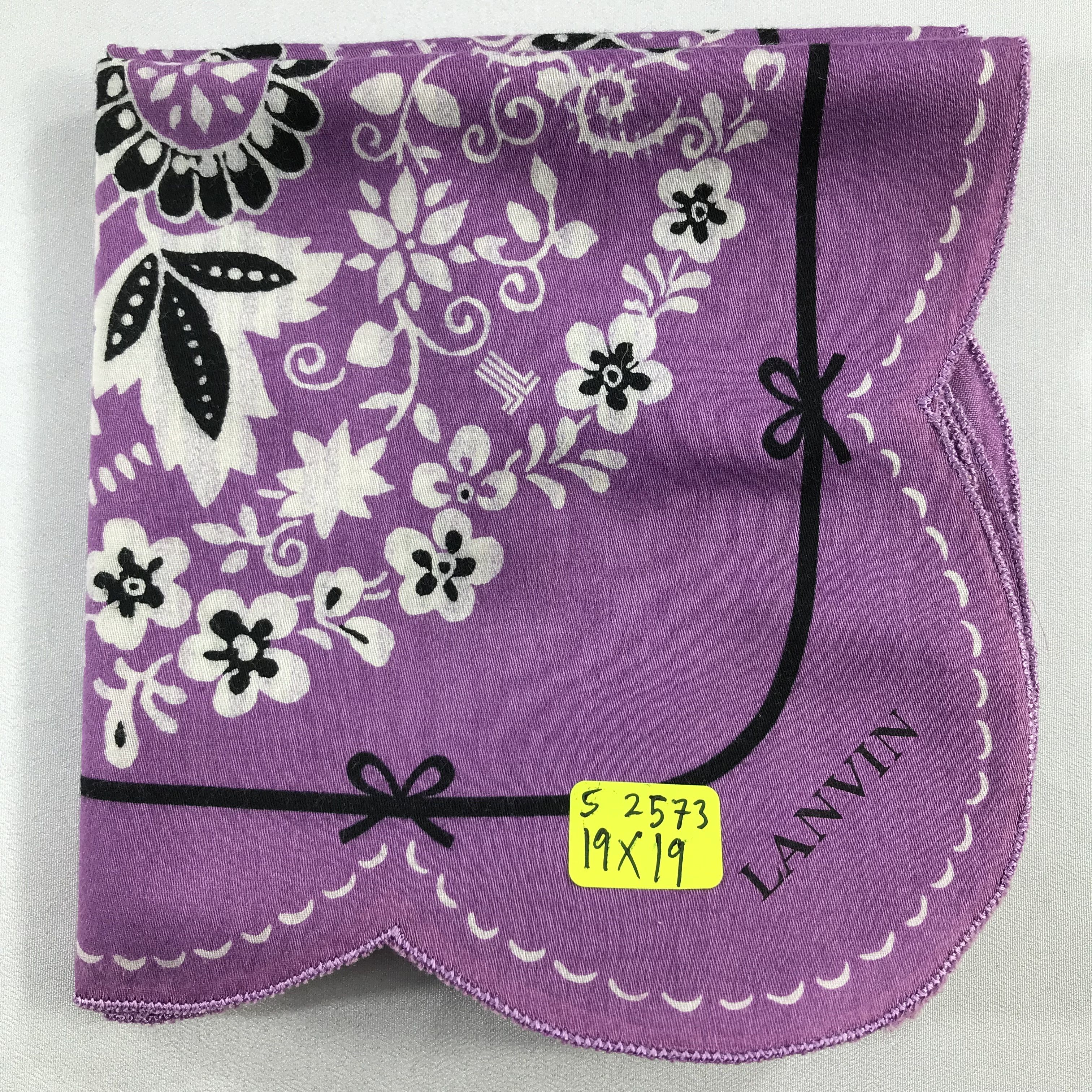 Lanvin × Vintage Lanvin Bandana / Handkerchief / Neckerchief - S2573 Size ONE SIZE - 5 Thumbnail
