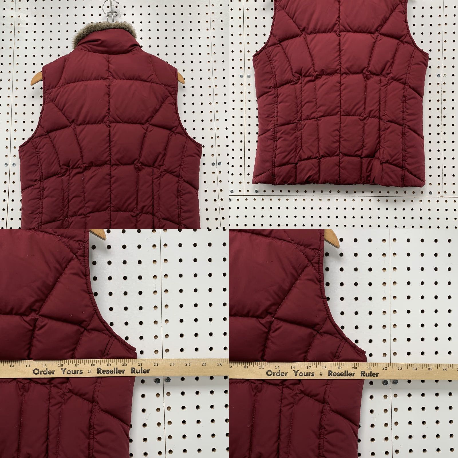 Eddie Bauer Eddie Bauer Down Sportsman Vest Womens Large Quilted Jacket Red Maroon Vest Quilted Eddie Bauer Womens Large Red Maroon Size L / US 10 / IT 46 - 8 Thumbnail