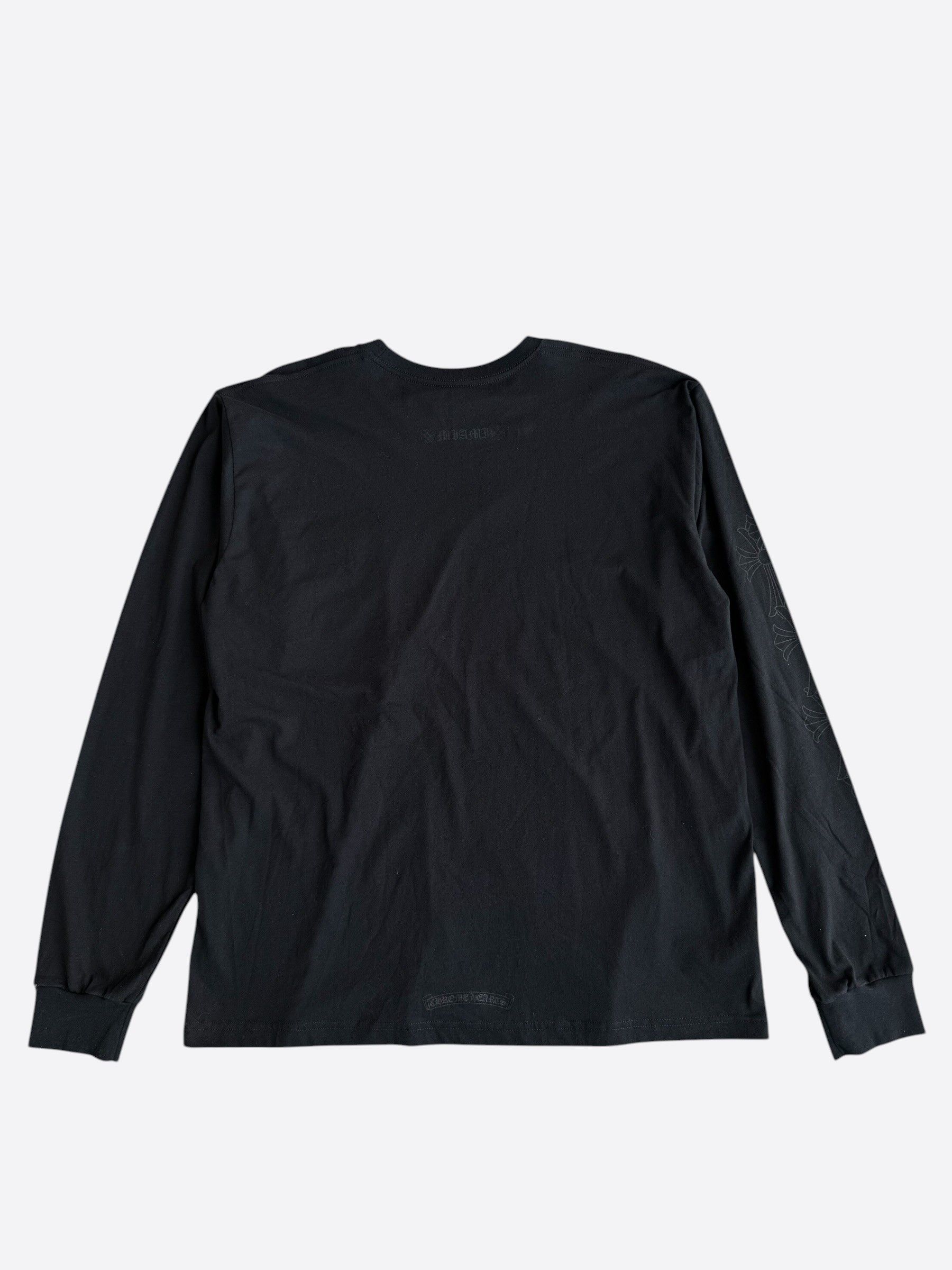 Chrome Hearts Black Miami Exclusive Cross Logo Longsleeve T-Shirt Size US XXL / EU 58 / 5 - 2 Thumbnail