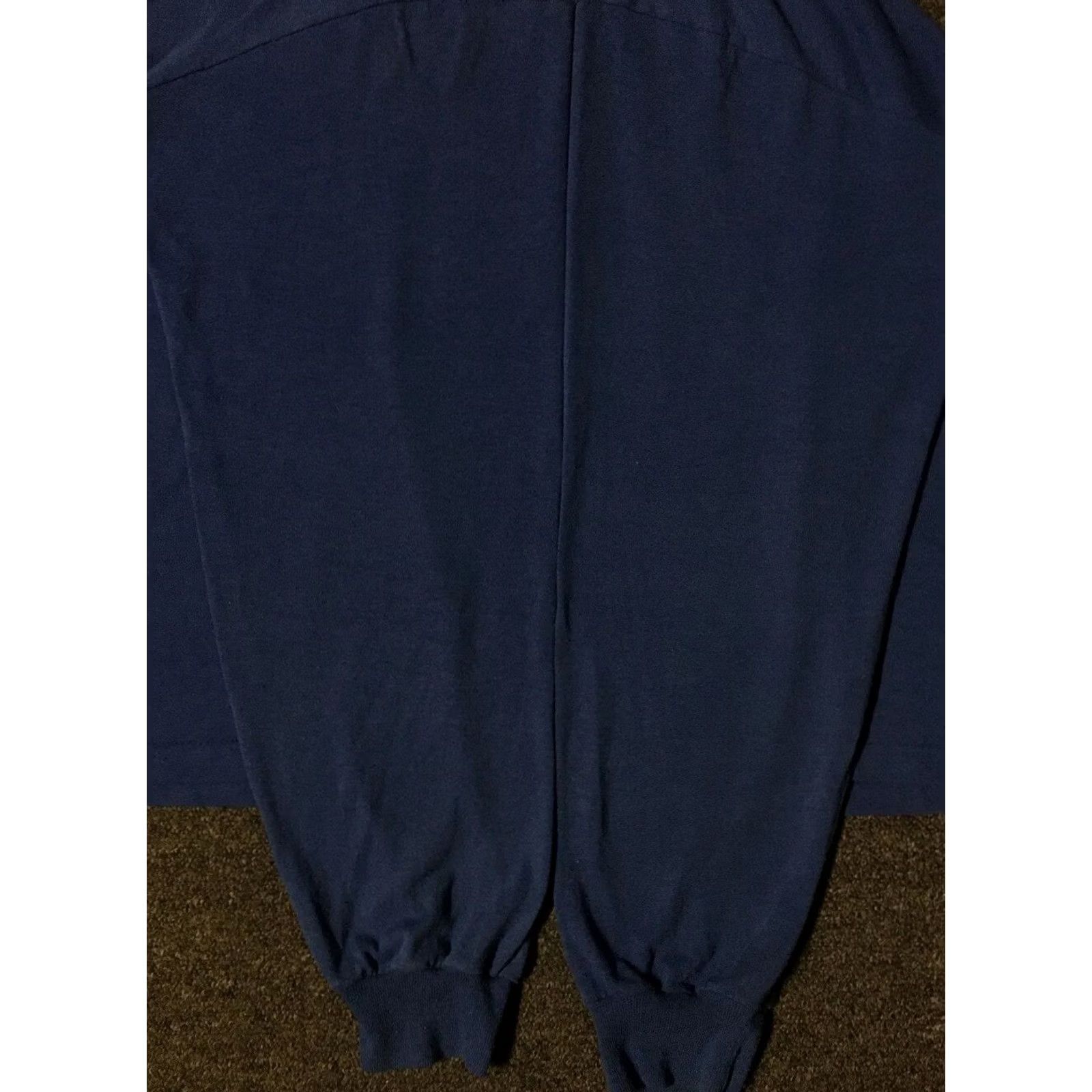 Russell Athletic VINTAGE Russell Athletic Apollo School Softball Shirt XL Blue Long Sleeve Distressed 80s 90s Grunge USA Mens T-Shirt Size US XL / EU 56 / 4 - 6 Thumbnail