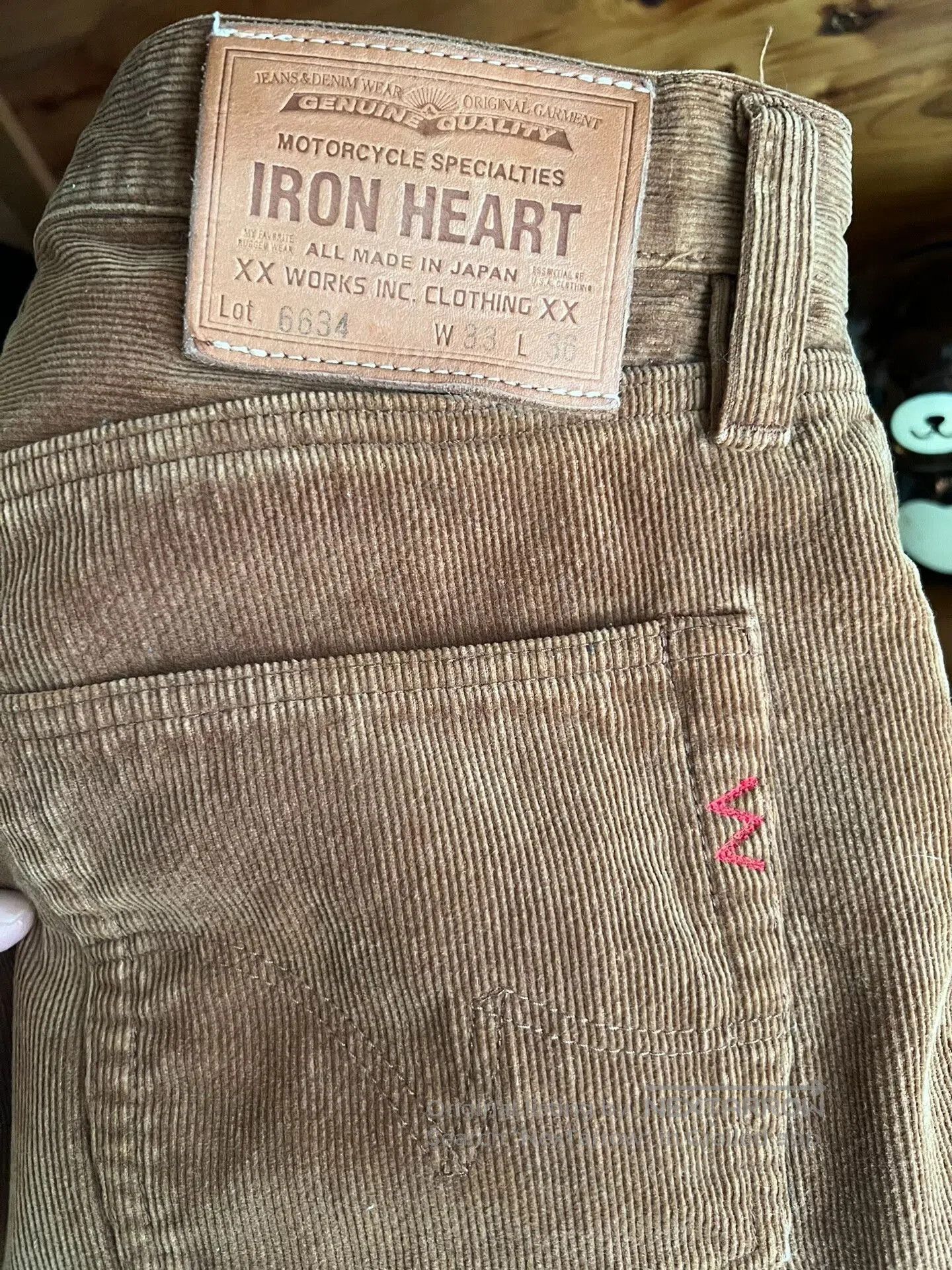Iron Heart iron heart corduroy pants brown limited edition. Size US 33 - 8 Thumbnail