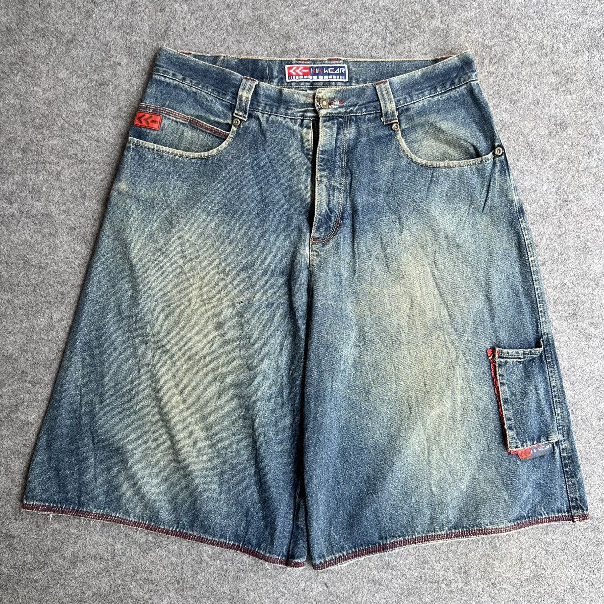 JNCO Vintage Crazy Kikwear Rave Baggy Jnco Style Shorts Size US 36 / EU 52 - 4 Thumbnail