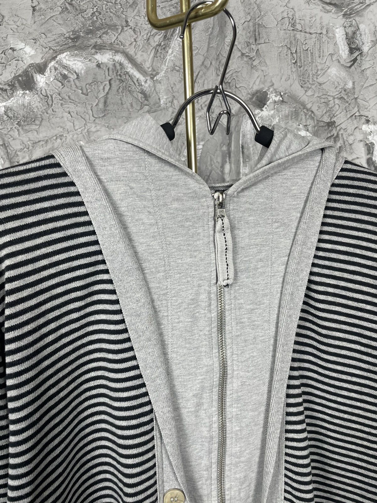 20471120 × Beauty Beast × Japanese Brand Striped Zip Buttons Cardigan Hoodie Y2K Hysteric goa Style Size US M / EU 48-50 / 2 - 6 Thumbnail