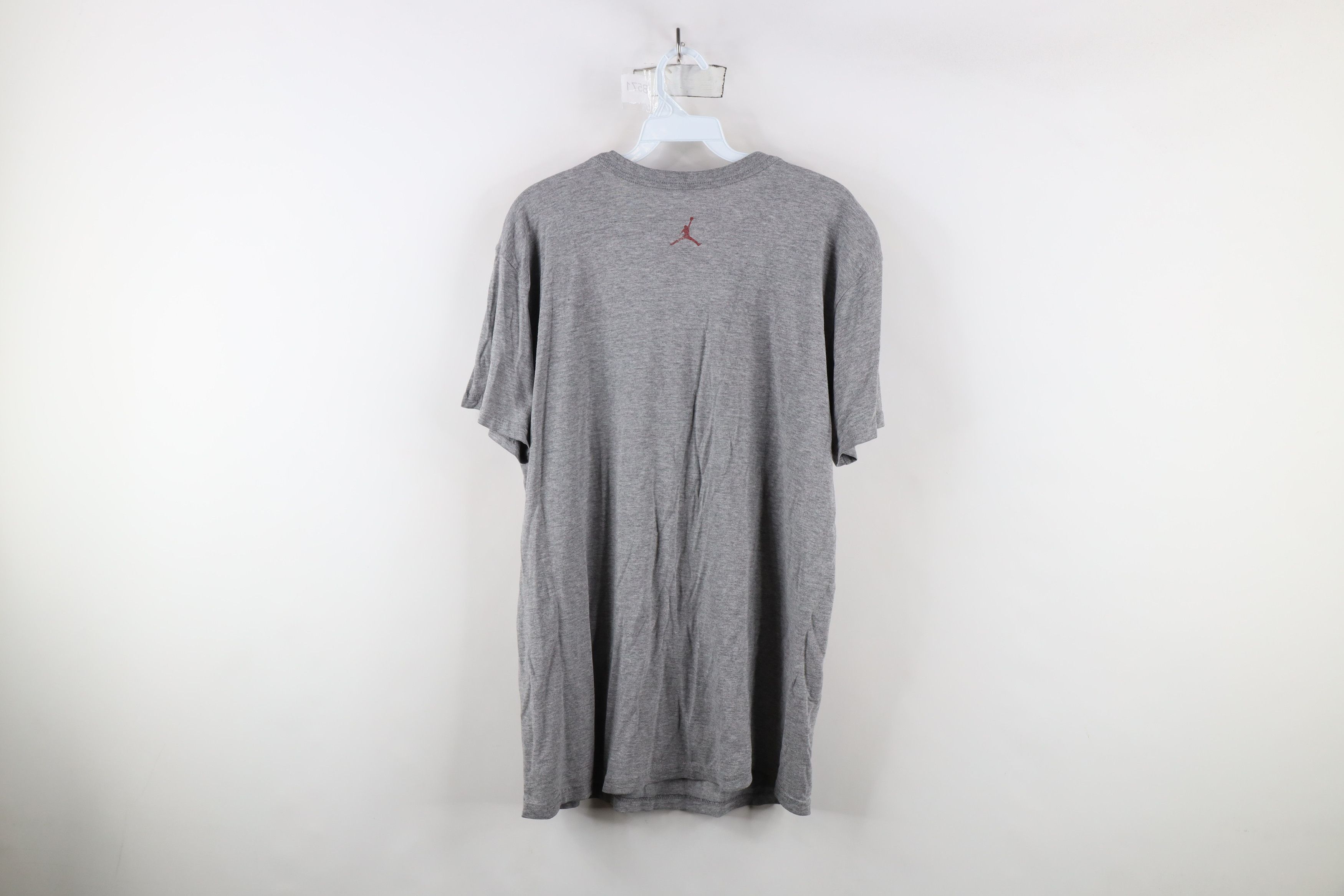 Nike × Vintage Vintage Nike Air Jordan Jumpman MJ Black Cat T-Shirt Gray Size US L / EU 52-54 / 3 - 12 Thumbnail