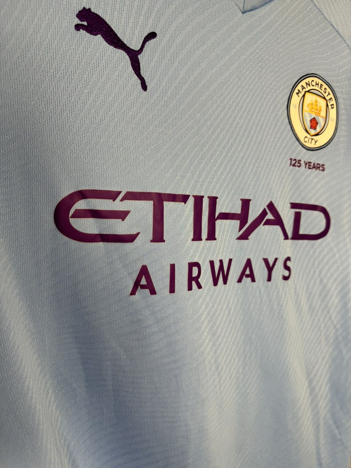 Puma × Vintage Vintage Manchester City 2019/20 Puma Jersey y2k blokcore Size US S / EU 44-46 / 1 - 7 Thumbnail
