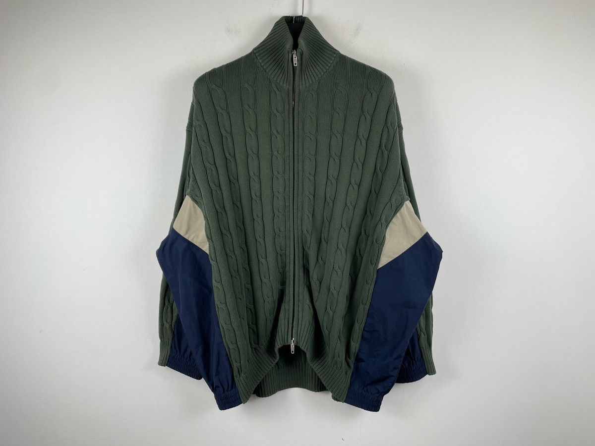 Balenciaga Balenciaga 26SS Patched Zip-Up Sweater Size US XS / EU 42 / 0 - 5 Thumbnail
