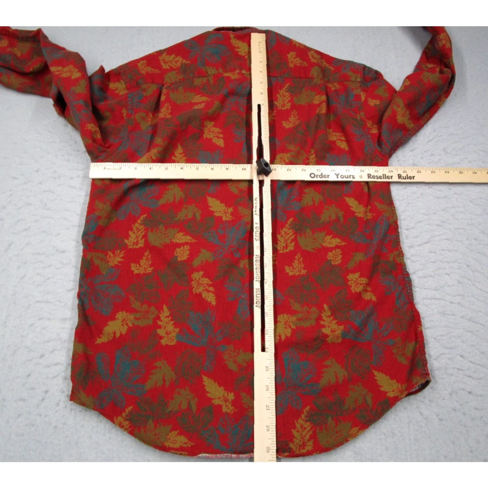 Gap VINTAGE Gap Shirt Mens Small Red Floral Button-Up Long Sleeve Twill 100% Cotton Retro 90s Boho Casual Mens Size US S / EU 44-46 / 1 - 5 Thumbnail
