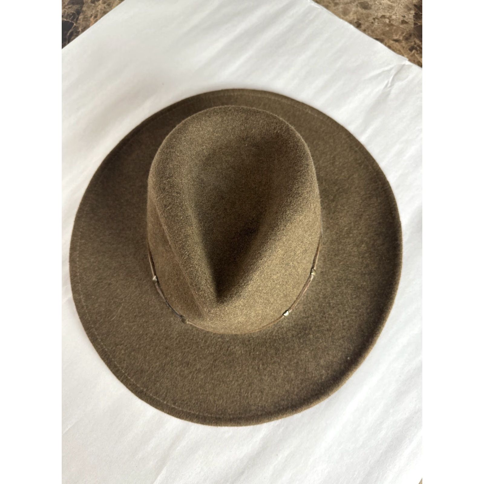 Stetson Stetson Hat Wool Trek Crushable Army Green Sz M Adult Men Cowboy Hat Wool Cap Outdoors Army Green M Adult Green Cowboys Stetson Haft? Size ONE SIZE - 7 Thumbnail