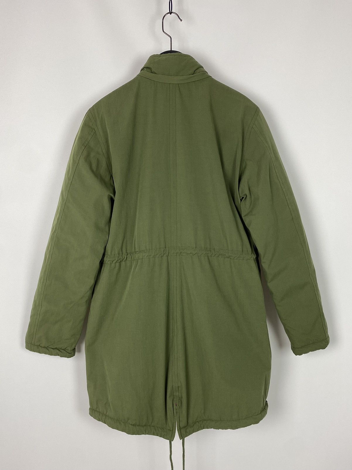 Balmain Balmain Paris Army Green Pink Fur Fishtail Parka Size XL / US 12-14 / IT 48-50 - 12 Thumbnail