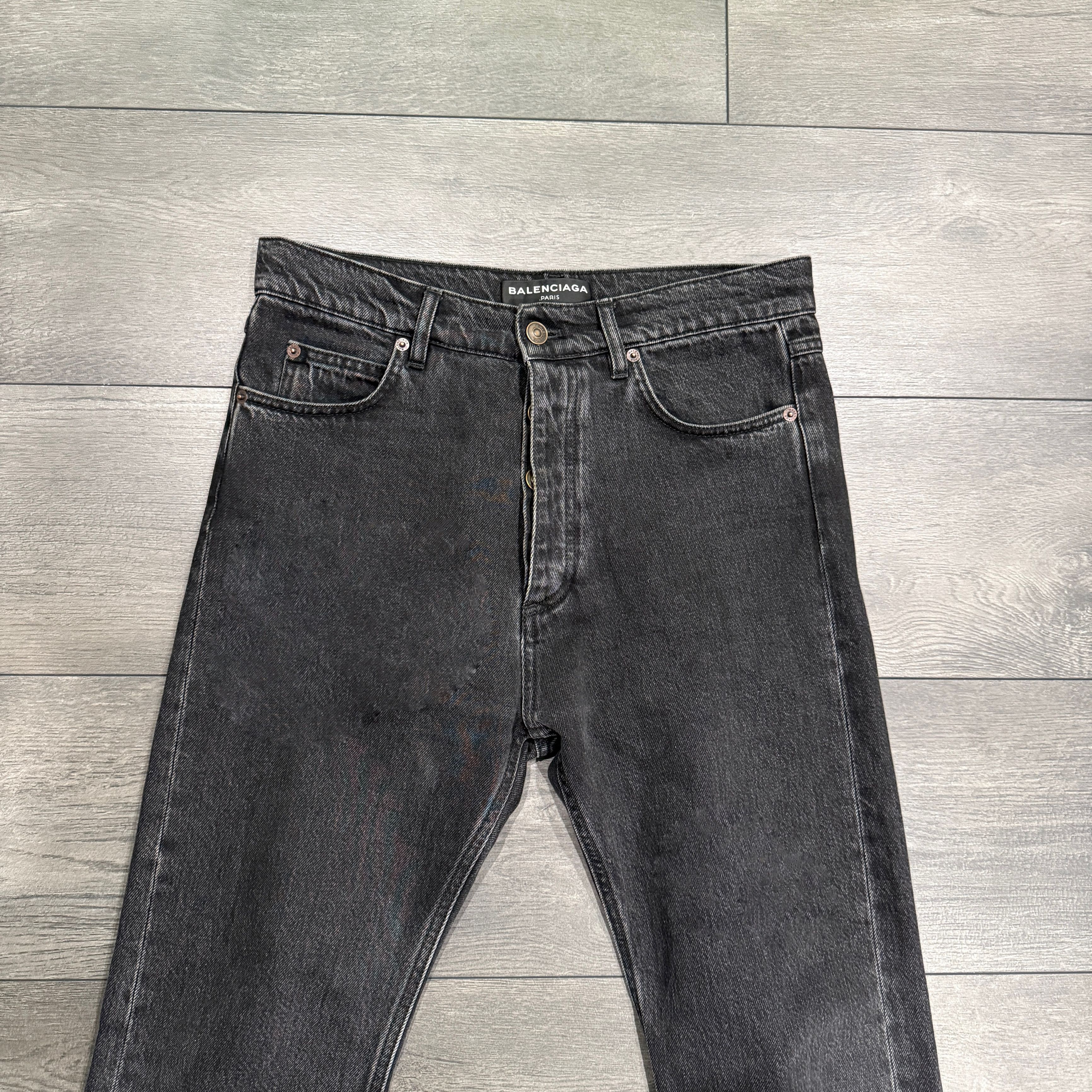Balenciaga Balenciaga "Black wash" Denim Size US 28 / EU 44 - 2 Thumbnail