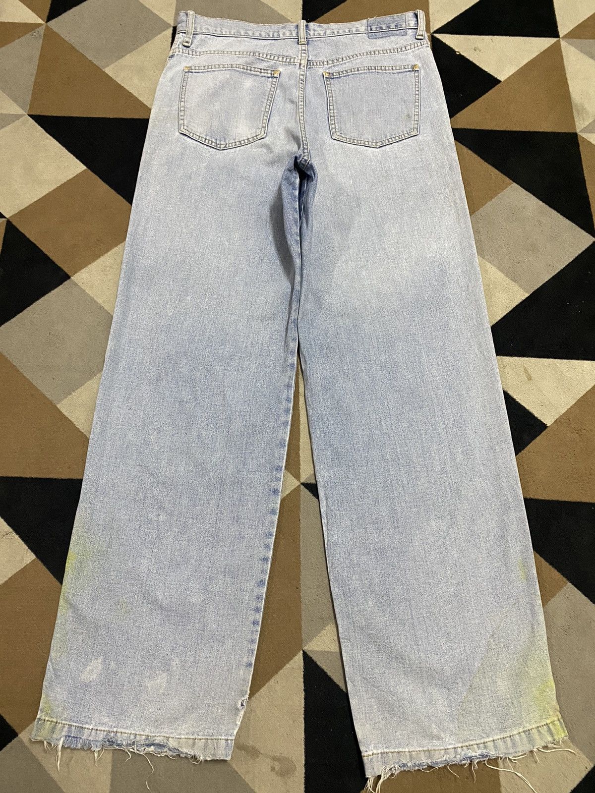 Japanese Brand Vintage Japanese Brands Faded Wash Distressed Baggy Jeans Size US 34 / EU 50 - 2 Thumbnail