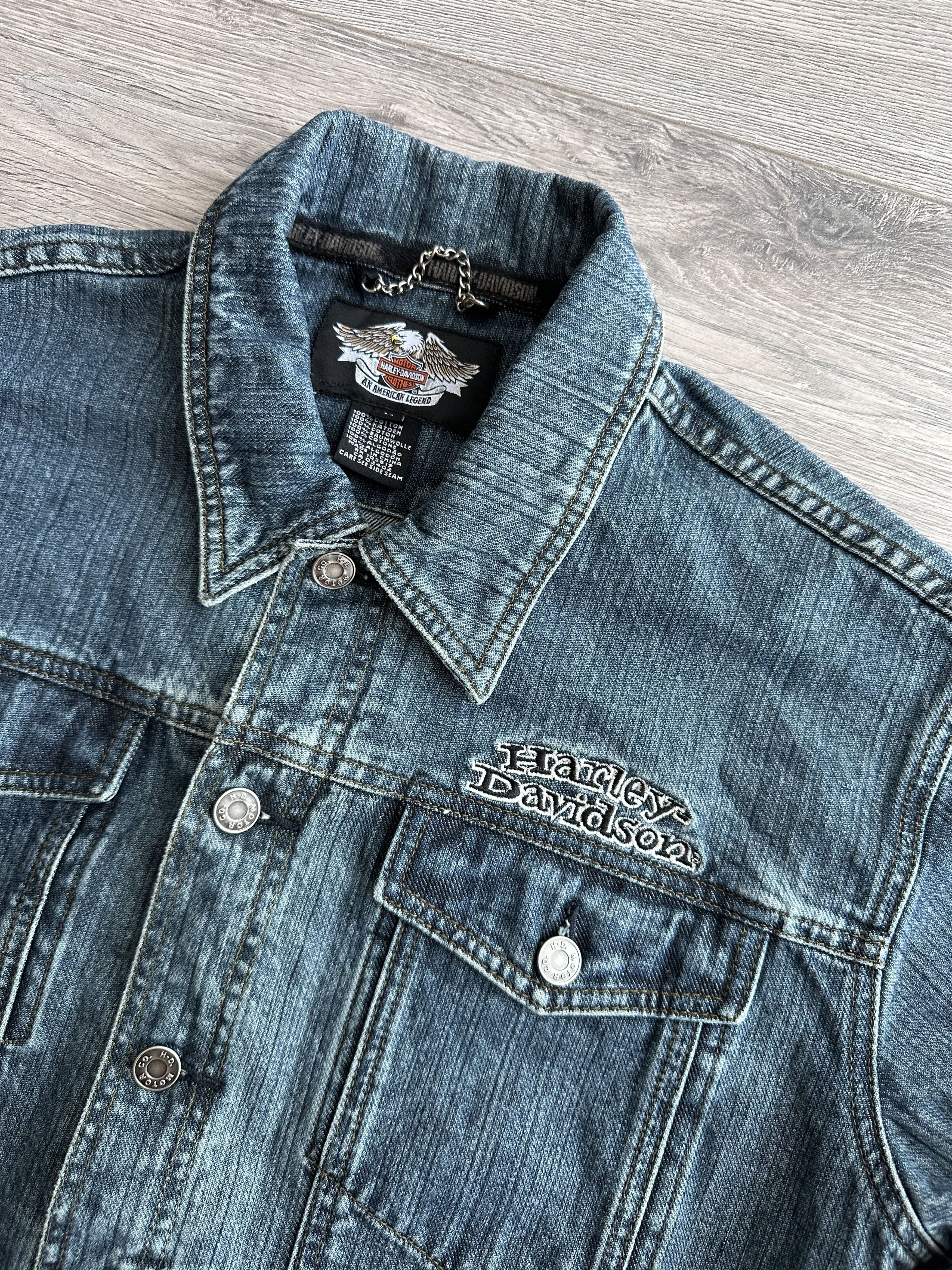 Harley Davidson Harley Davidson Vintage Jeans Jacket Size US M / EU 48-50 / 2 - 4 Thumbnail