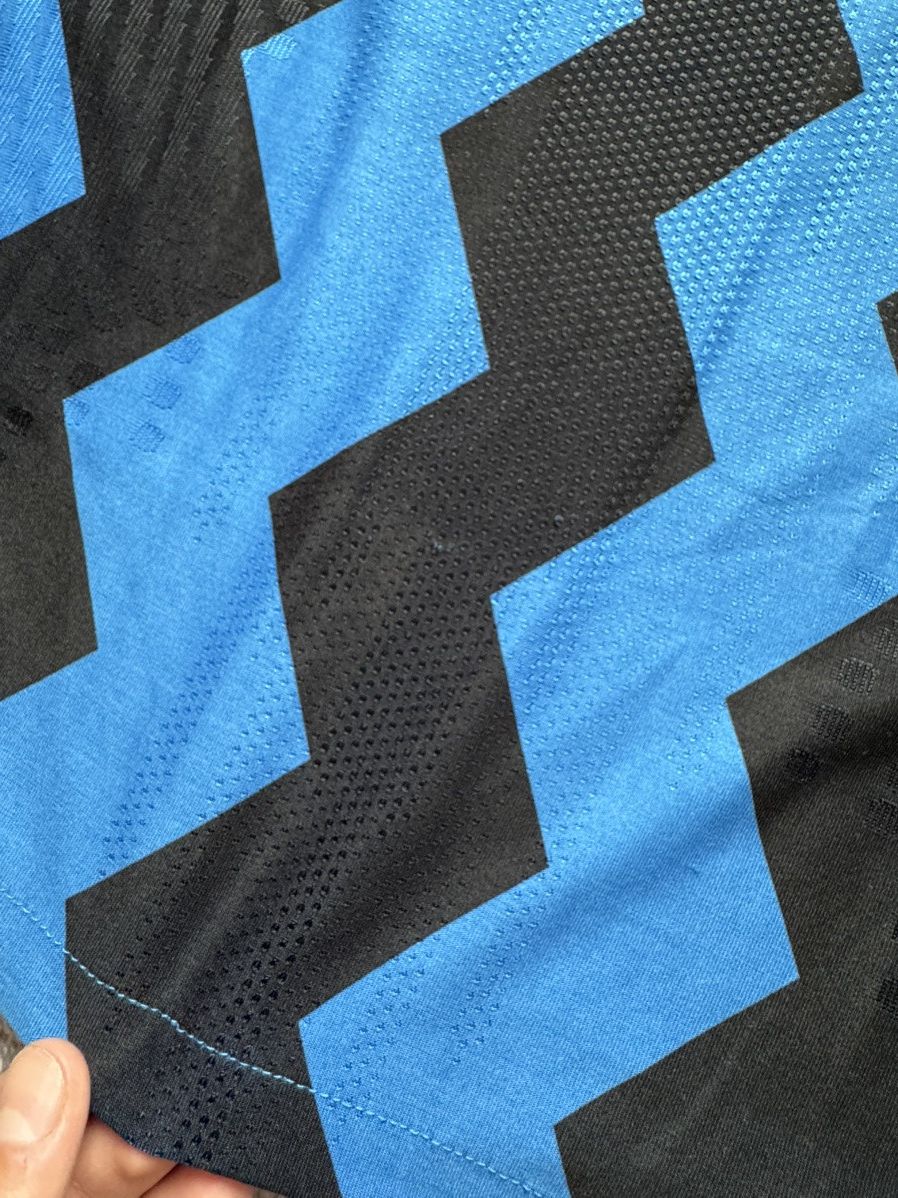 Nike 🔥NIKE INTER MILAN 2020/21 HOME PLAYER ISSUE VAPORKNIT JERSEY Size US L / EU 52-54 / 3 - 13 Thumbnail