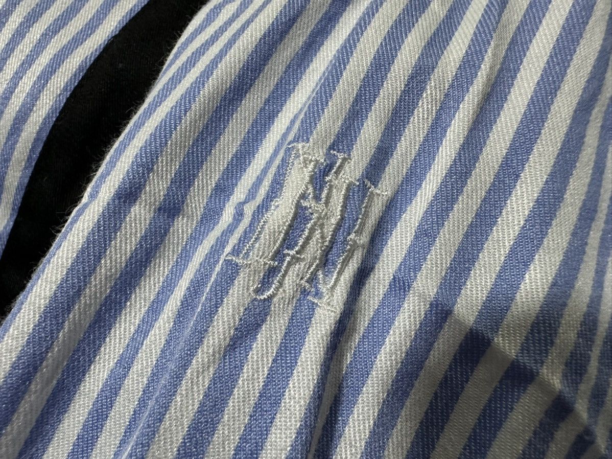 Neighborhood 🔥Aw 2010 Neighborhood Tie Sus Striped Shirt Size US L / EU 52-54 / 3 - 10 Thumbnail