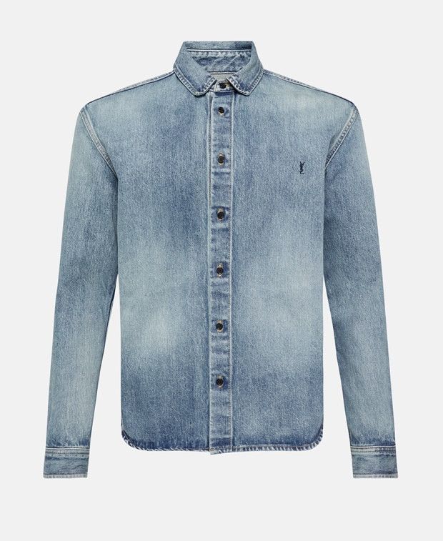 Saint Laurent Paris Denim shirt Size US S / EU 44-46 / 1 - 1 Preview