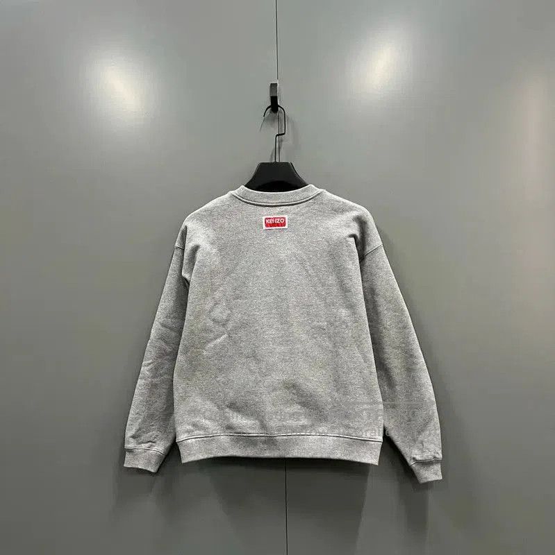 Kenzo KENZO Gray Cotton Logo Long Sleeve Sweatshirt . Size S / US 4 / IT 40 - 2 Thumbnail
