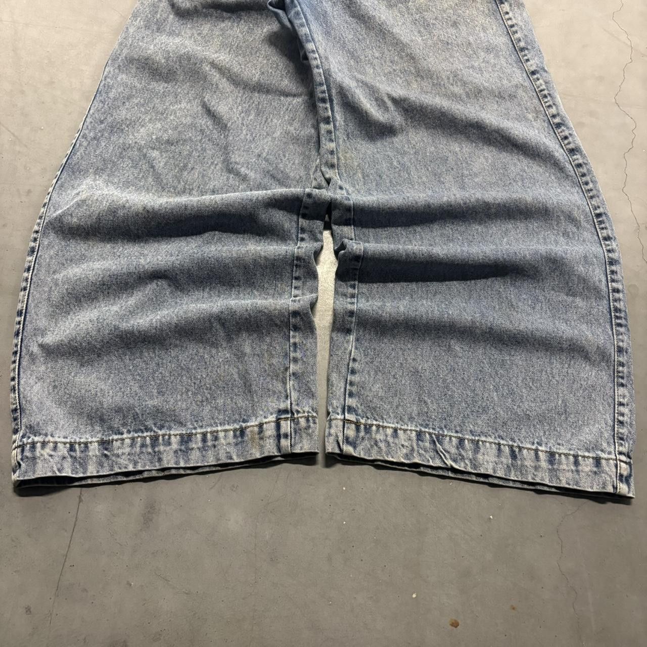 Vintage Crazy Vintage Y2K/2000s Super Baggy Wideleg Medium Wash Adjustable Waist Denim Jeans! Size US 30 / EU 46 - 3 Thumbnail