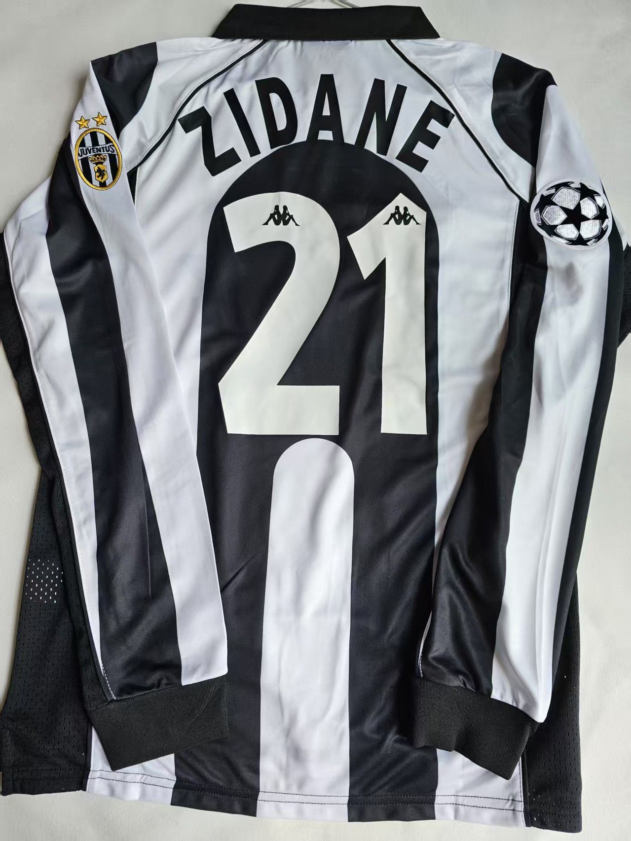 Other 1997 1998 Juventus #21 Zidane Jersey Longsleeve Size US XXL / EU 58 / 5 - 1 Thumbnail