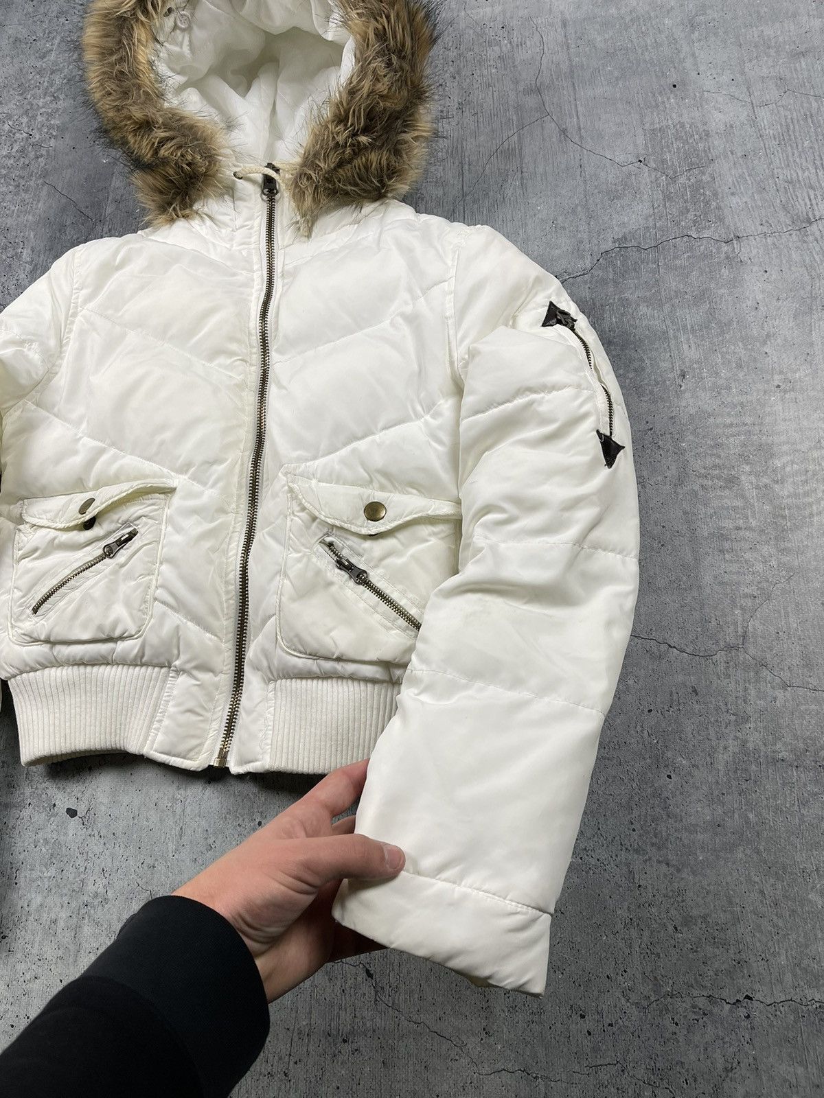 20471120 × If Six Was Nine AVANT GARDE FAUX FUR PUFFER JACKET JAPANESE GOA LGB STYLE Size M / US 6-8 / IT 42-44 - 3 Thumbnail