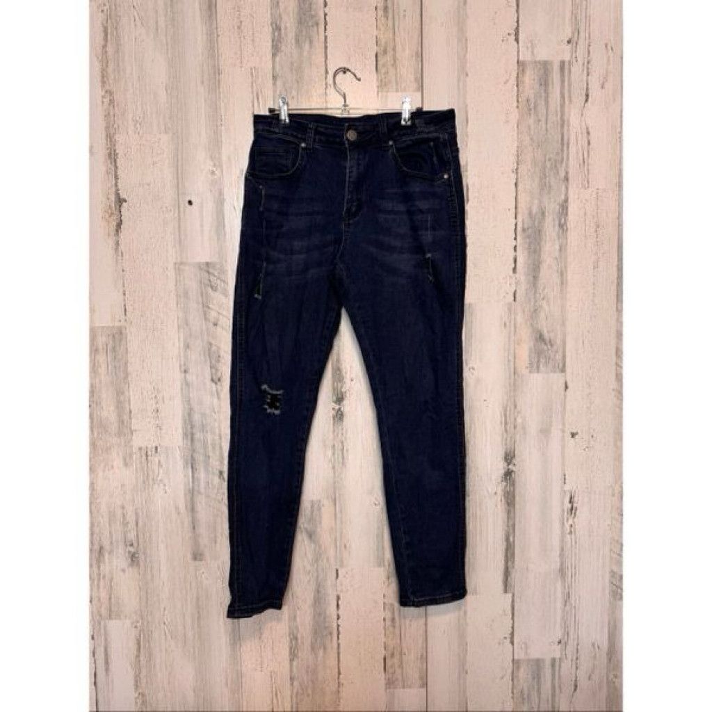 Draggin Jeans YoungLA Skinny Jeans Dark Wash Stretch Denim Men’s 32x30 Size US 32 / EU 48 - 4 Thumbnail